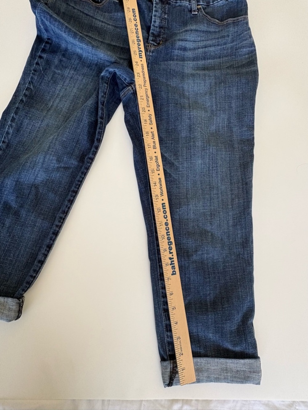 Chico's the So Slimming Girlfriend Crop Roll-Cuff Jeans - Picture 6 of 9